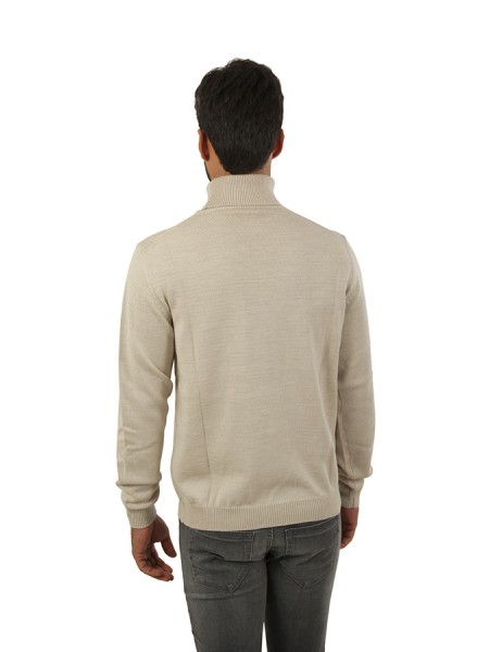 Maglia Roberto Collina Dolcevita Beige